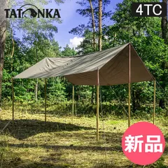 【新品】 タトンカ Tatonka タープ Tarp 4 TC 285×400cm ポリコットン 撥水 遮光 2468 サンドベージュ Sand Beige 321 キャンプ アウトドア テント [TTK-0007-000]のサムネイル