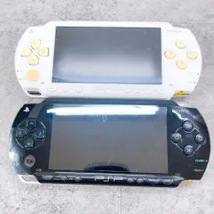 H-649 SONY PSP-1000 プレイステーションポータブル 本体 ブラック ホワイト ジャンク品 動作未確認 初期型 携帯ゲーム機