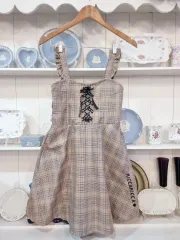 Ricca Ricca CHECK レースアップ ジャンプスカート