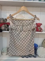 バーバリー ブルーレーベル チェック フリル