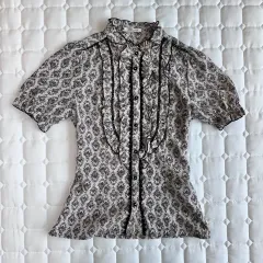 AXES femme フリル ブラウス パータン シャツ