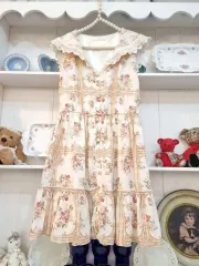 LIZ LISA(リズリサ) クラシック ローズ レース襟 ワンピース