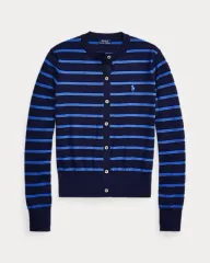 ポロ ラルフローレン ピマコットン ストライプ カーディガン