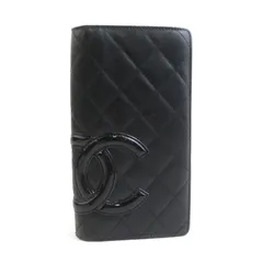 シャネル CHANEL  二つ折り長財布 カンボンライン