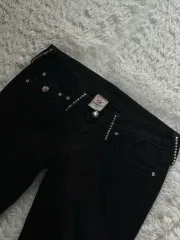 トゥルーレリジョン ブラック スキニー デニム 27