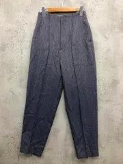 BALLSEY ボールジー トゥモローランド 11-04-81-04031 ブロンドワープツイードハイウエストテーパード パンツ size34/青 ■■ レディース