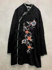 ZARA ザラ 4437/283/800 刺繍入りジャガード ワンピース sizeS/黒 ■■ レディース