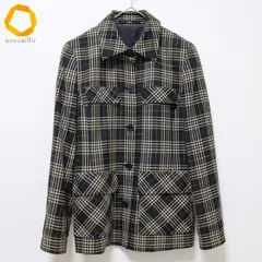 ダックス DAKS ジャケット テーラード ロゴ ボタン チェック レディース [a989543]
