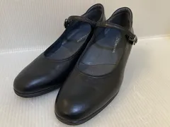 asics walking ペダラ ストラップパンプス ブラック 24cm