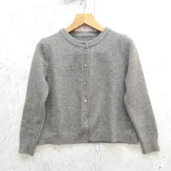 Doula Doula ドゥーラドゥーラ カーディガン クルーネック ニット 長袖 韓国 ファッション グレー ◇〇
