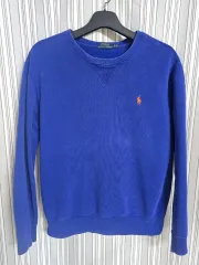 (M) ポロ ラルフローレン ブルー スウェット