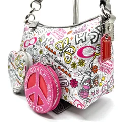 ✨良品✨ coach poppy y2k 2way shoulder bag multicolored porch set ladies コーチ ポピー 2way ショルダーバッグ