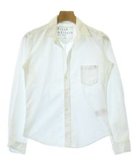 美品】フランク＆アイリーン コットン 長袖シャツ 白 XS ホワイト 綿
