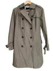  UNTITLED   アンタイトル　トレンチコート　カーキ　レディース　サイズ3【ZK85】