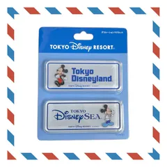 ディズニー デコレーションマグネット【東京ディズニーランド＆東京ディズニーシー】ロゴ ミッキー 東京ディズニーリゾート TDR