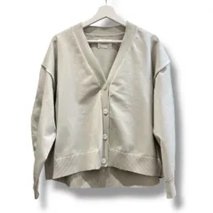 MIDIUMISOLID ミディウミソリッド カーディガン ライトグレー サイズ38 ドロップショルダー オーバーサイズ ゆったり エステルヤーン 羽織り レディース 春 ゴーゴー古着マルイ草加店3124