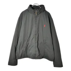 Polo by Ralph Lauren ポロ ラルフローレン ウォームアップジャケット ブラック(メンズ XXL)中古 古着 X2518
