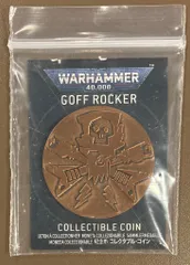 GAMES WORKSHOP WARHAMMER40000 Goff Rocker Collectible Coin