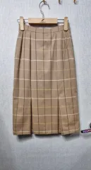 春 秋)バーバリー チェック スカート XS/ 24