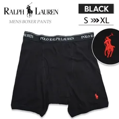 POLO RALPH LAUREN ポロ・ラルフローレン 【単品】 ボクサーパンツ メンズ 下着 無地 刺繍 ワンポイント ギフト プレゼント BLACK ブラック 各サイズあり【新品・正規品】