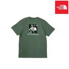 ノースフェイス 半袖 Tシャツ US限定 ボックスロゴ 緑 180902