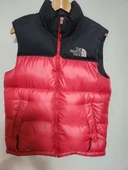 THE NORTH FACE ザノースフェイス 700 ヌプシ ダウン ベスト レッド/ブラック