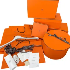 HERMES 空箱5箱&ショッパー6枚まとめ売り【ハンガー,靴紐,リボン,紙ケース等付】di0003