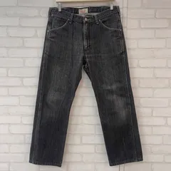 値下げ ラングラー Wrangler THE BEN RODEO TAILORメンズビギ コラボ 別注  Gパン デニム パンツ 35 ブラック