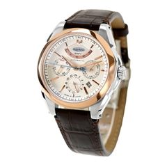 名機稀少38万。AEROWATCH グランドクラシック クロノ 自動巻き 腕時計 