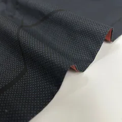 本場大島紬 泥藍染 裄66 一元式 幾何学模様 素敵な絣柄 正絹 着物 MK-3384