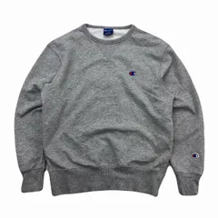 チャンピオン スウェット メンズ M グレー トレーナー シンプル 胸ロゴ 灰色