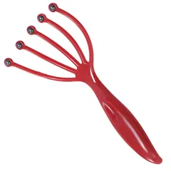 SakuraLovely8 頭皮マッサージ ヘッドスパ ブラシ ヘッドマッサージ 頭皮ケア レッド (1) [1]