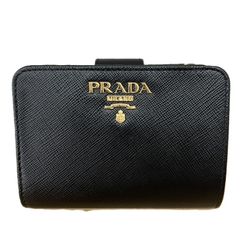 ♪PRADA　プラダ　財布　サフィアーノ　箱あり　ブラック