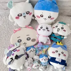 ちいかわ ぬいぐるみ 大量まとめ売り 14点セット  モモンガ ハチワレ タグあり多数 マスコット 14