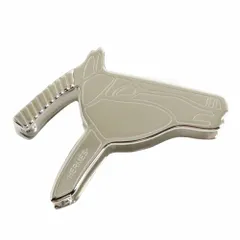 【名古屋】エルメス カドリージュ シルバー 馬 スカーフリング ツイリーリング ホースモチーフ 小物