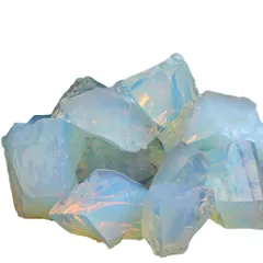 正直屋 蛋白石 カルサイト 人造オパール 鉱物 標本 天然石 原石 ヒーリング 浄化 パワーストーン 希少鉱物 レアストーン 約3～5cm ランダム 2～3個セット 合計120g以上 