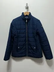 トミーヒルフィガー ネイビー ダウン ジャケット 152 キッズ