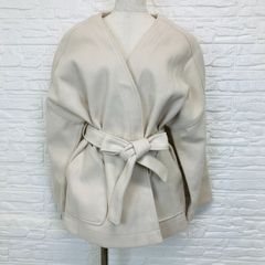 Plage ノーカラージャケット ショートコート ベージュ系 レディース