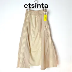 タグ付き 未使用品 etsinta エシンタ リメイクジャージボリュームスカート アイボリー