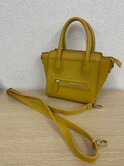 ！1 AZUL ZIP 2way トートバッグ イエロー【バッグ】【2】