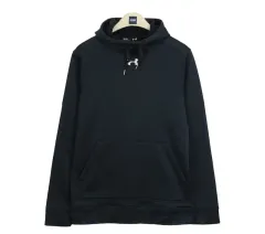 19917 UNDER ARMOUR アンダーアーマー 冬 起毛 WHO フードTシャツ 95 メンズ スウェット 長袖Tシャツ ブランド古着