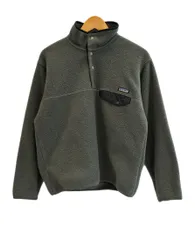 パタゴニア PATAGONIA USA製 SYNCHILLA SNAP-T シンチラスナップT フリースジャケット プルオーバー 25450FA ジャケット グリーン Sサイズ 101MT-5693