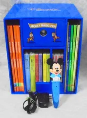 ＊再生・動作保証あり＊h7842 DWEディズニー英語システム　ワールドファミリー　ミッキーマジックペンセット　【ペンは2019年3月以前販売（2018年販売版）（ペンは最新版でも旧タイプでも使える優れものでスペシャルなパーフェクトペンです！）】