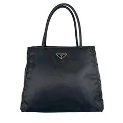 PRADA プラダ N38051 ハンドバッグ ナイロン ブラック レディース トライアングルロゴ【中古】【送料無料】