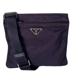 PRADA プラダ ショルダーバッグ ナイロン パープル レディース 三角ロゴ【中古】【送料無料】