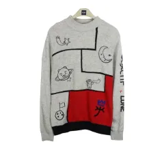 19913 カステルバジャック 防風 ニットTシャツ 105 メンズ ゴルフ 長袖Tシャツ ブランド古着