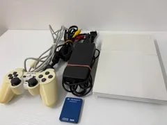 ▼最終値下▼PS2 SCPH-70000 CW 本体セット/ケーブル/メモリー付き