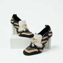 ルイヴィトン LOUIS VUITTON スウィフトライン モノグラム パンプス 靴 シューズ レザー ファブリック ブラック ベージュ ホワイト LVロゴ