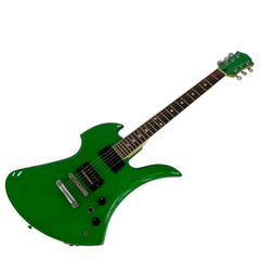 Used Fernandes Target MGT-85CX Mockingbird HIDE Electric Guitar, Green, Fernandes String Instrument, Y10852430