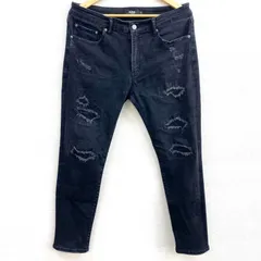 ✨美品✨AZUL BY MOUSSY アズールバイマウジー　AZUL DENIM リペアスキニー　251HSS12-004J デニムパンツ　ジーンズ　XL ブラック